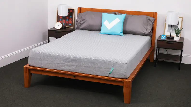 The Siena Memory Foam mattress in a bedroom.