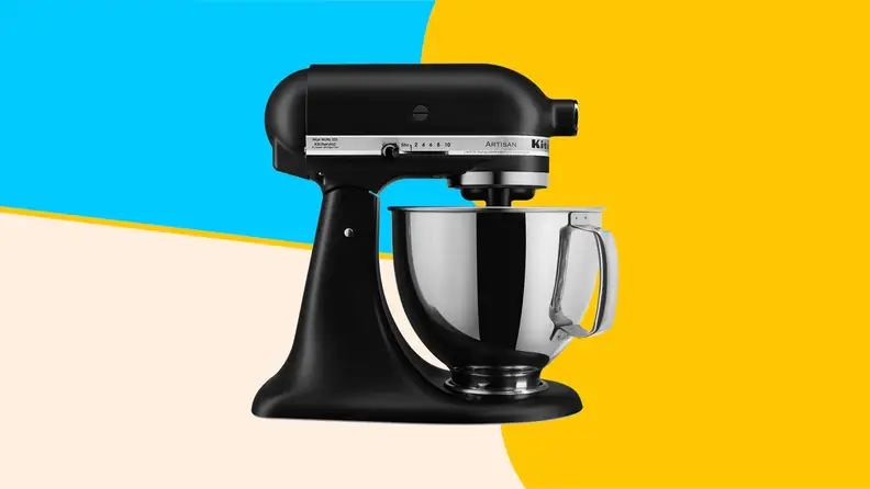 A standing mixer.
