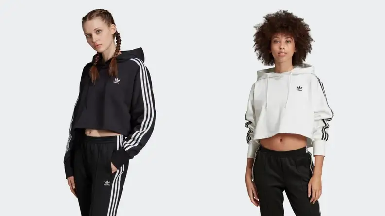 Adidas cropped hoodie