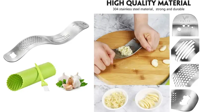 the garlic peeler
