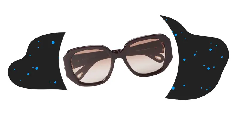 Oversized sunglasses.