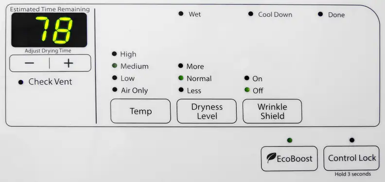 If you like simple appliances with a low learning curve, the Whirlpool Duet WED72HEDW might be a good dryer for you.