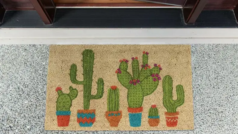 Cacti door mat