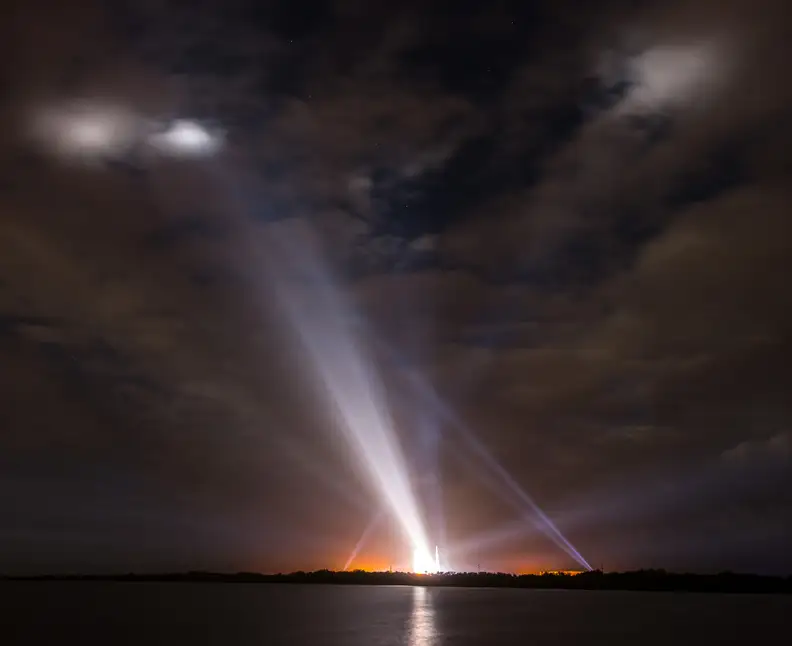 Orion Flight Test Lights