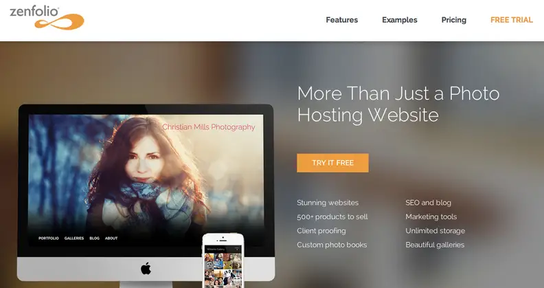 Zenfolio screenshot