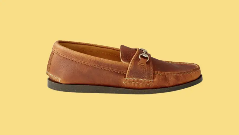 Brown loafers