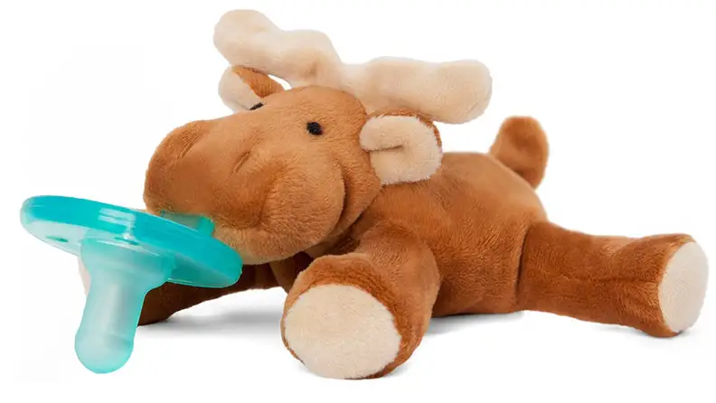 The WubbaNub pacifiers are pricey, but they really are a huge help.