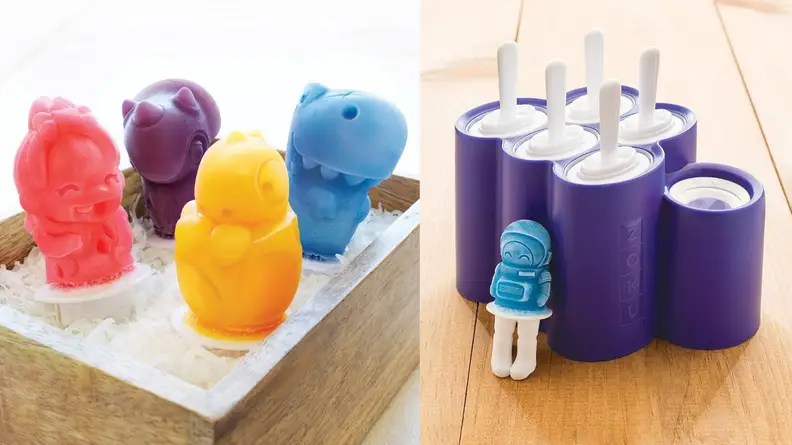 Zoku ice pop molds in safari and space