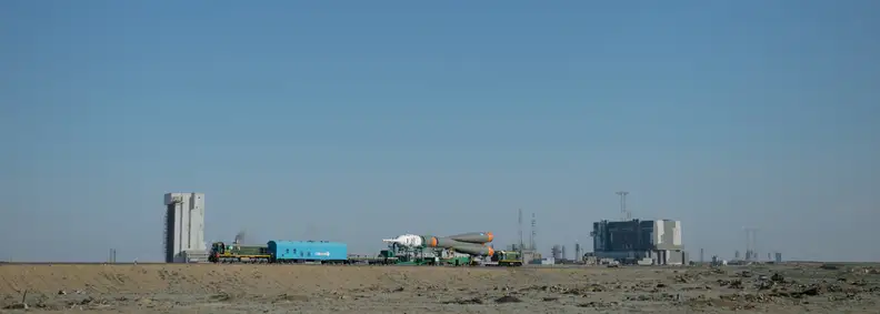 Soyuz Expedition 40 Preflight Rollout