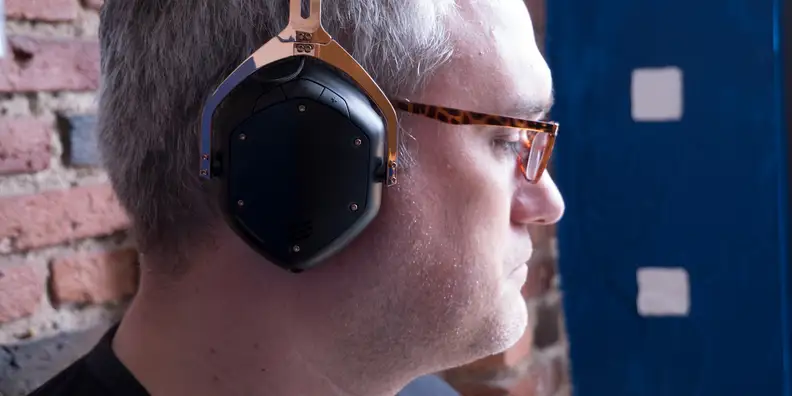 V-Moda Crossfade 2 Wireless in use