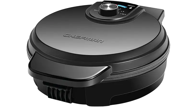 The Chefman Anti-Overflow Belgian Waffle Maker