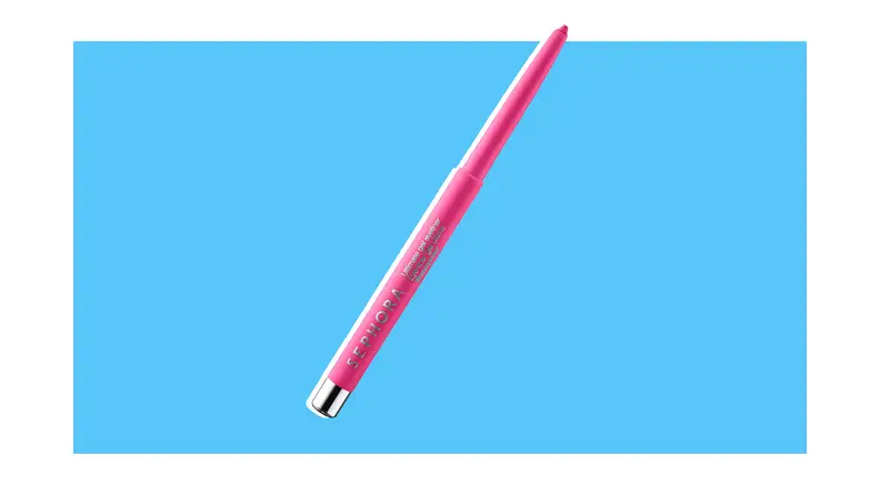 Sephora Collection Ultimate Gel Waterproof Eyeliner Pencil in Shimmer Fuschia shade.
