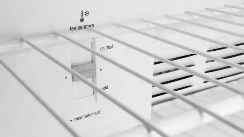 Frigidaire FFTR1821TD freezer temperature adjustment