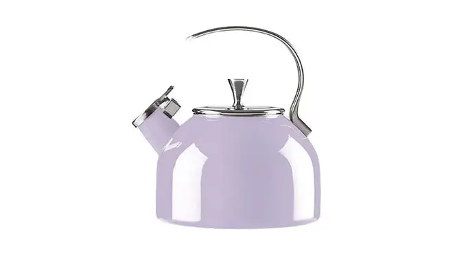 Light purple tea kettle
