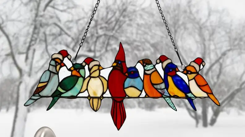 How sweet are these holiday birds?