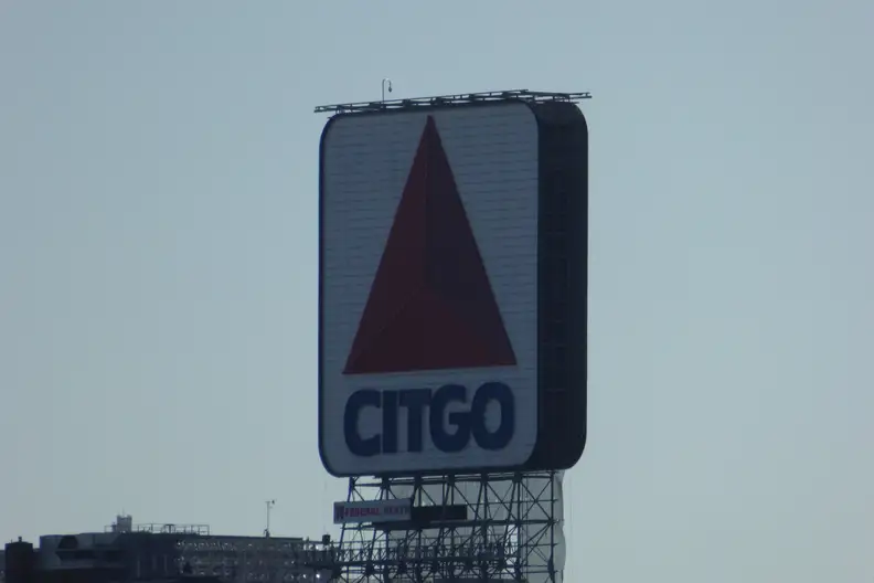 A sample photo of a billboard taken by the Panasonic Lumix DSC-ZS40.