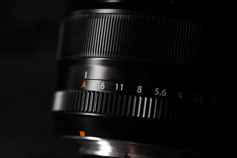 We love the physical aperture dials on Fujifilm's XF lenses, even if they're not mechanically coupled.
