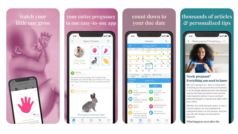 Ovia is a comprehensive pregnancy tracking app.