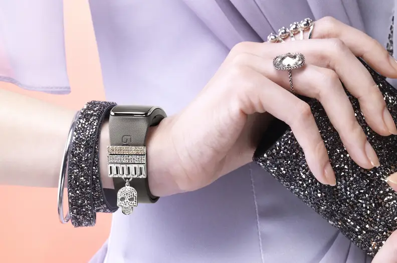 Samsung has dressed up its Galaxy Gear watches with Swarovski crystals, but they can't hide the underwhelming design. [Credit: Samsung via Flickr]