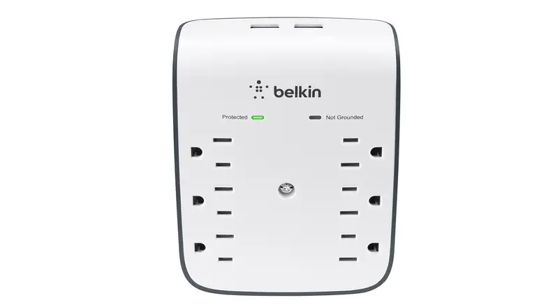 Belkin SurgePlus 6 Outlet Wall Mount Surge Protector