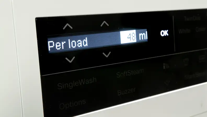 You can control how much detergent each TwinDos usage costs you.