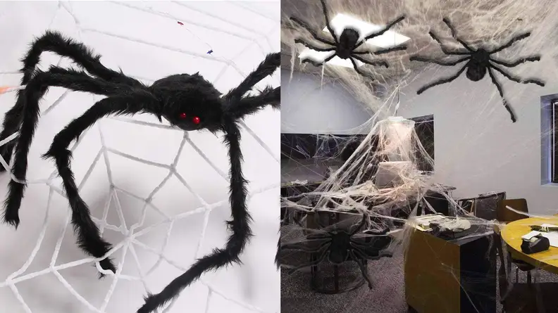 AmyHomie Giant Spider Outdoor Decor