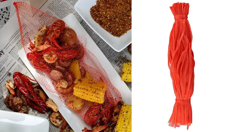 Boil bags for steaming shrimp and clams