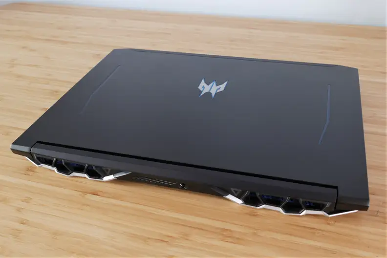 Top down view of the Acer Predator Helios 300