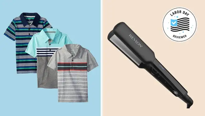 hair straightener and shirts