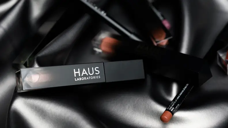A closeup of Haus Labs makeup collection