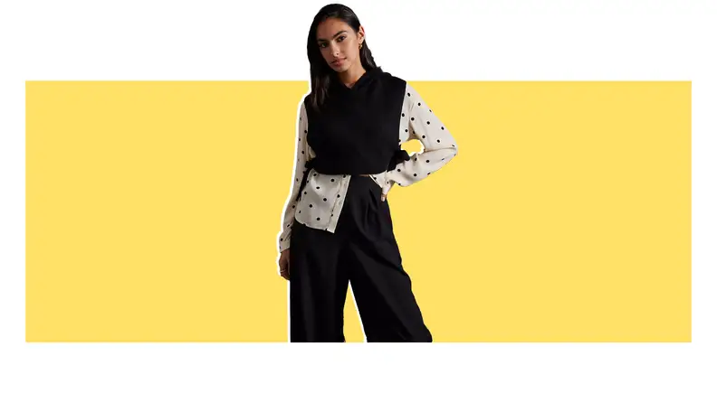 Cropped Sweater Vest