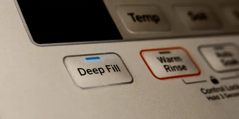 Press the Deep Fill button to add more water