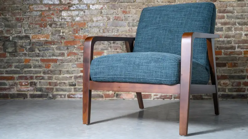 A Rivet Huxley Mid-Century modern chair