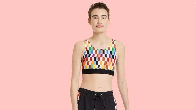 Alice Butts checkered top