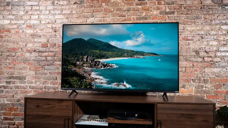 The Vizio M-Series MQ6 displaying 4K/HDR content in a living room setting