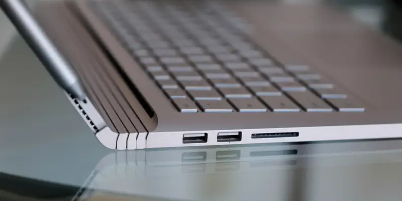 Microsoft Surface Book Performance Base Ports