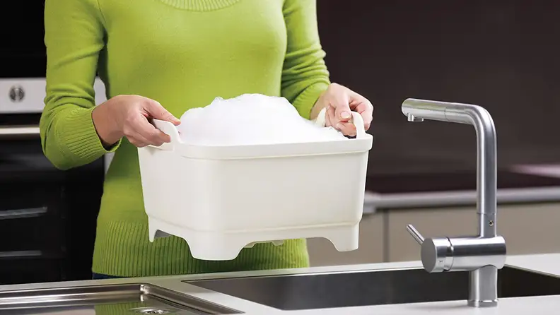 A basin for hand laundry