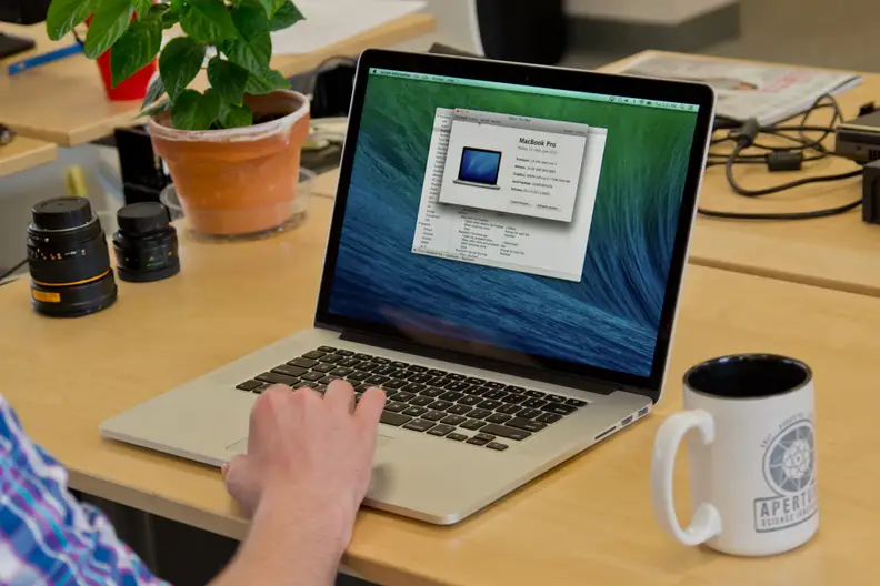 The 15-inch Macbook Pro with Retina display has a fantastic screen, incredible horsepower, and a discrete graphics card.