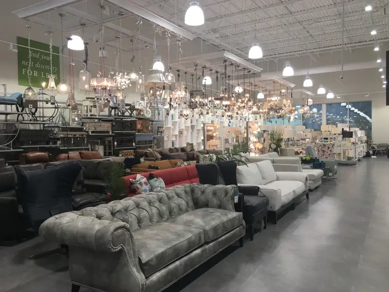 Tons of couches at Homesense