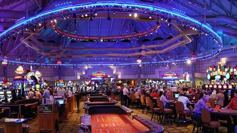 Large casino area