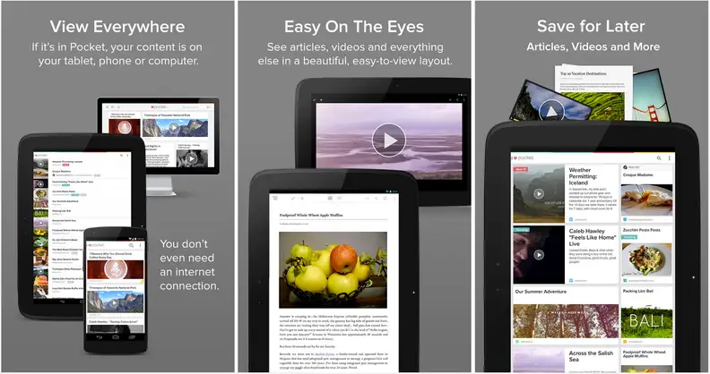 The Pocket app