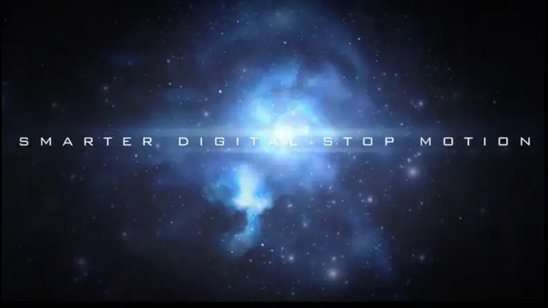 Outer space with stars.