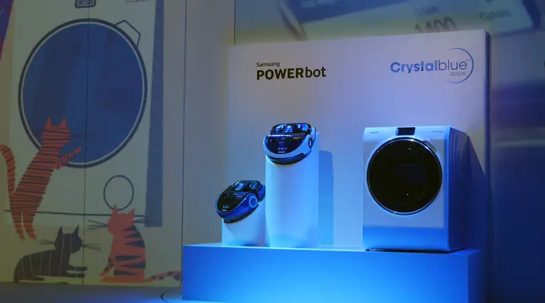 Samsung IFA washing machine Crystal Blue