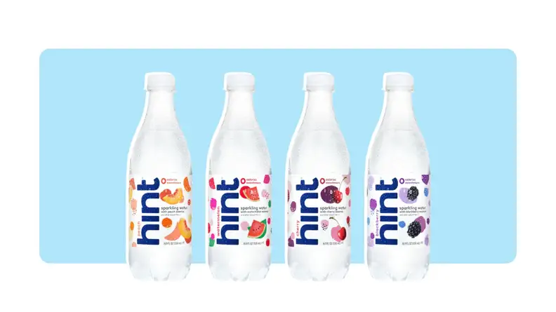 Drink Hint on blue background