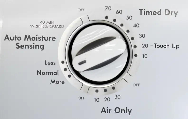 The Kenmore 62342's cycle list is very basic, making laundry a straightforward affair.