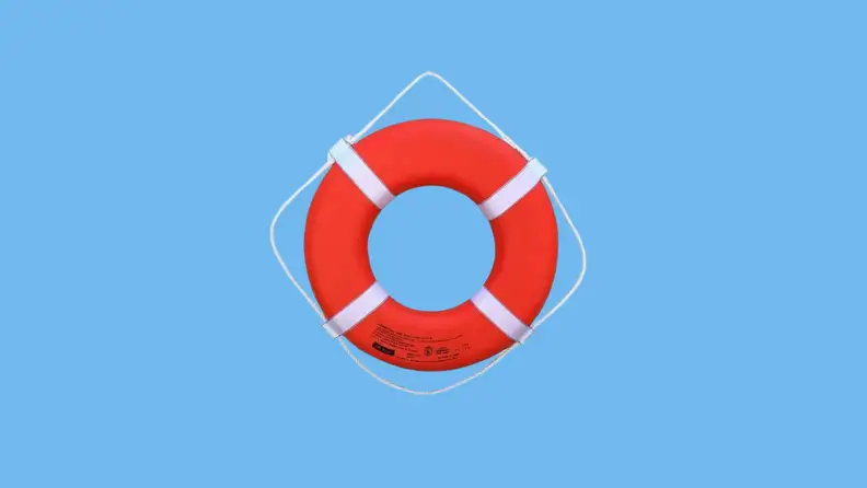 A lifebuoy by Jim-Buoy.