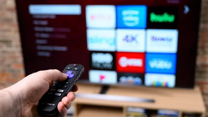 The 2019 TCL 8-Series' Roku Remote Control