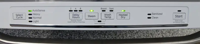GE Artistry ADT521PGFWS controls