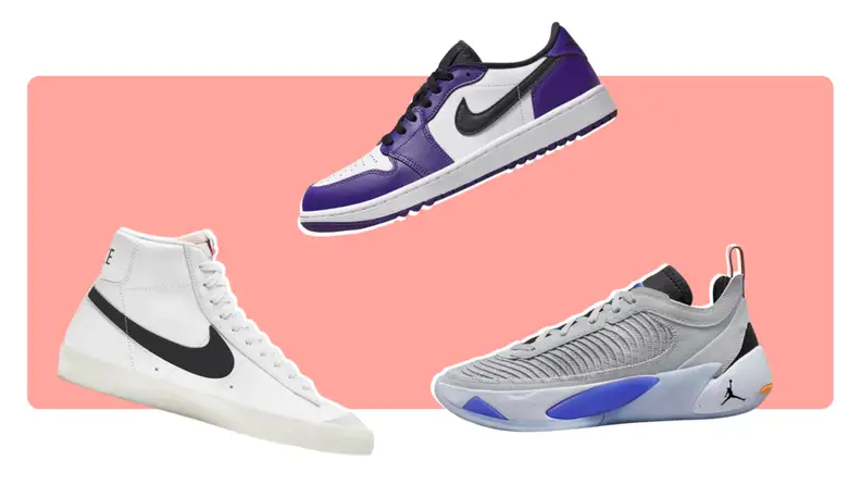 Various Nike sneakers