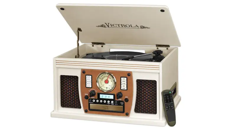 Vintage-inspired record player